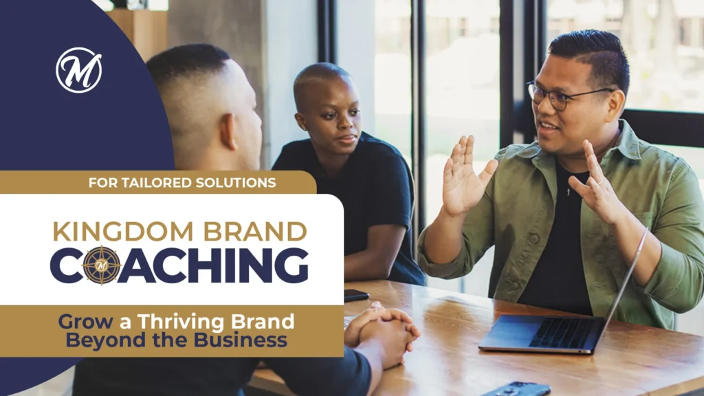 Coaching session for brand growth and business success.