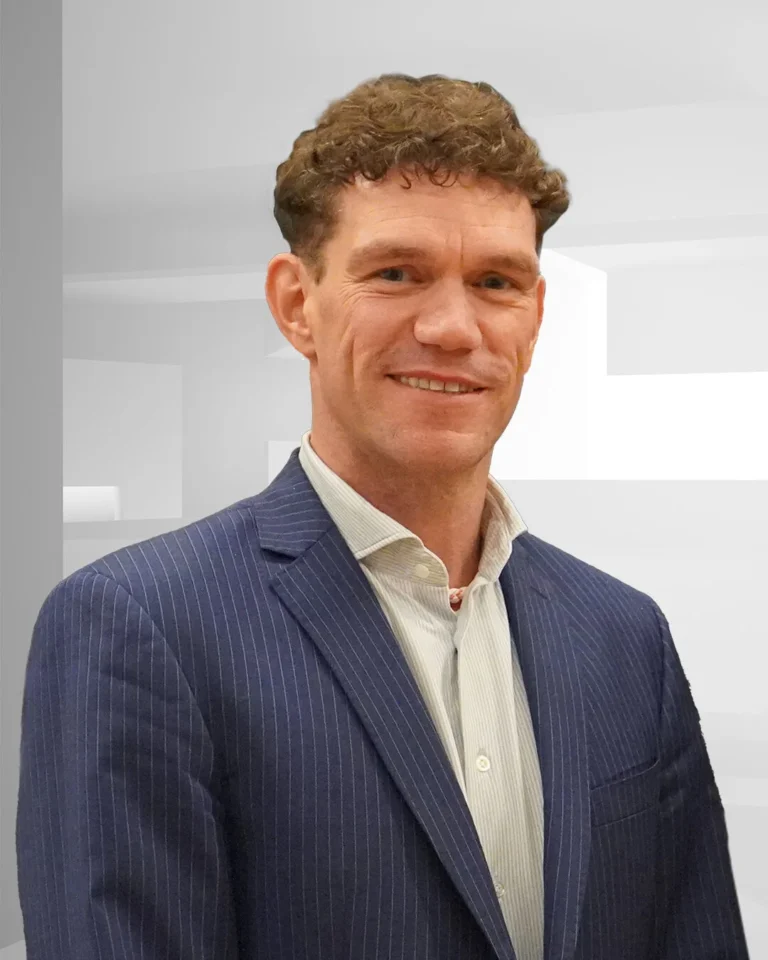 Smiling man in suit portrait
